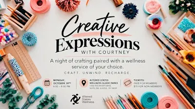 Creative Expressions: A Night of Crafting + Wellness