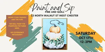 Paint and Sip at Pine and Quill