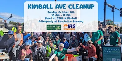Kimball Ave Cleanup with Cleanup Club Chicago