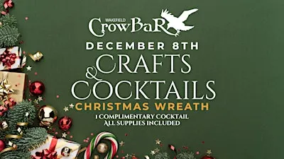 Crafts & Cocktails: Christmas Wreath