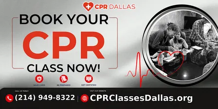 Infant Red Cross BLS CPR and AED Class in Dallas.