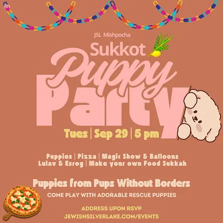 Kids Sukkot Puppy Party!