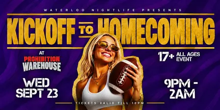 KIKOFF TO HOMECOMING 17+