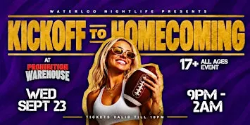 KIKOFF TO HOMECOMING 17+