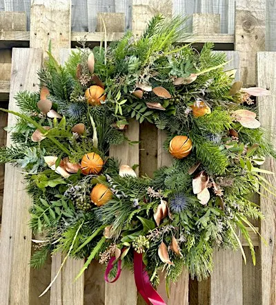 Festive Wreath Workshop at The Ship Inn Brimscombe