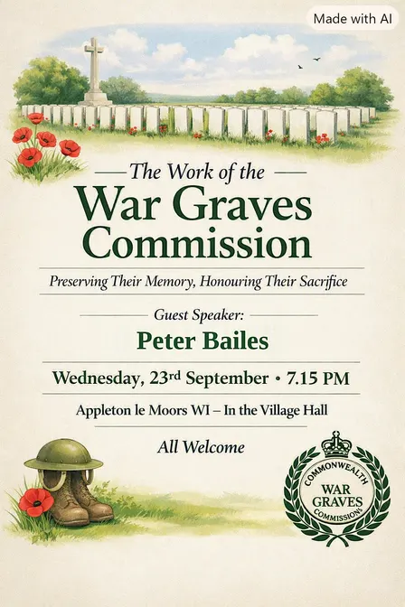 The Commonwealth War Graves Commission: A Talk on History & Local Stories
