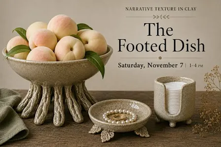 Narrative Texture in Clay: The Footed Dish