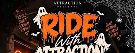 Ride with Attraction Spin Class Halloween Edition