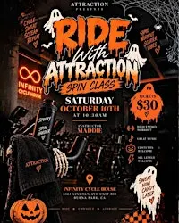 Ride with Attraction Spin Class Halloween Edition