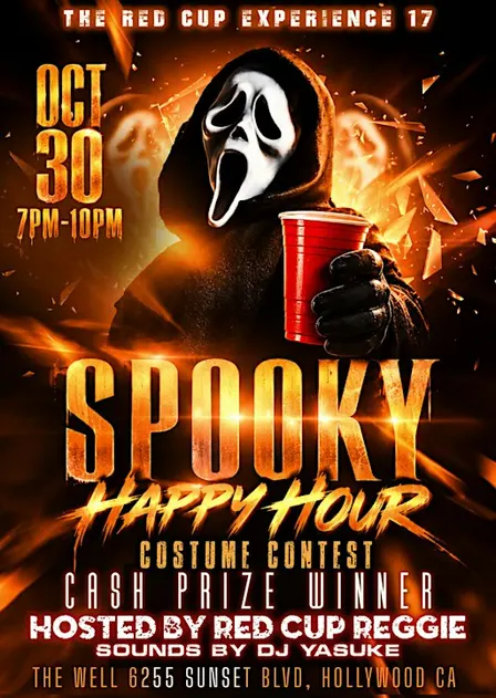 "HALLOWEEN HAPPY HOUR COSTUME CONTEST"-THE RED CUP EXPERIENCE 17-