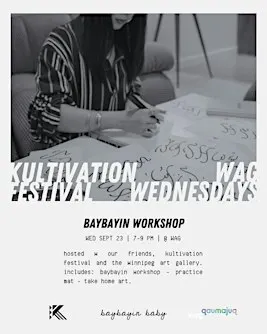 baybayin baby x Kultivation Festival | WAG wednesdays