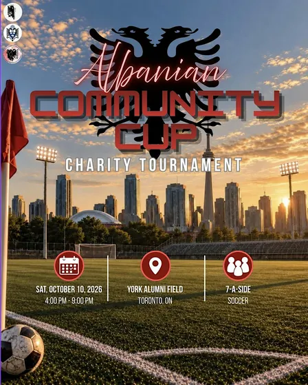 Albanian Community Cup - Student Charity Football Tournament