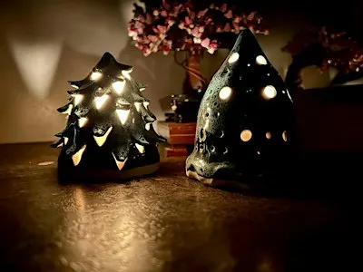 Ceramic Christmas Tree Luminaries Workshop