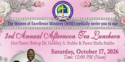 Women of Excellence 3rd Annual Afternoon Tea Luncheon