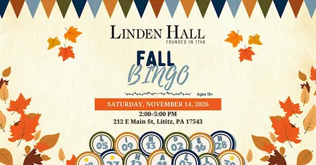 Linden Hall Community BINGO
