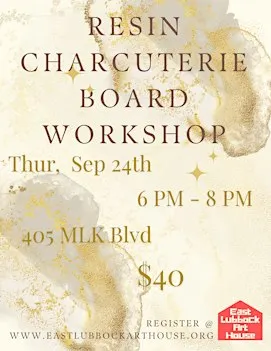 Resin Charcuterie Board Workshop