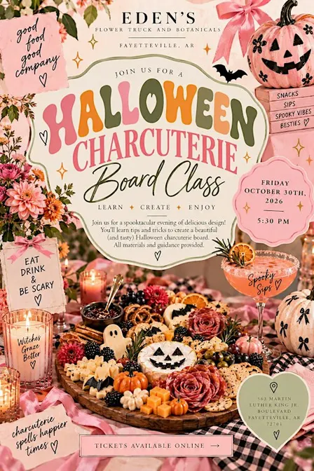 Halloween Inspired Charcuterie Board Workshop