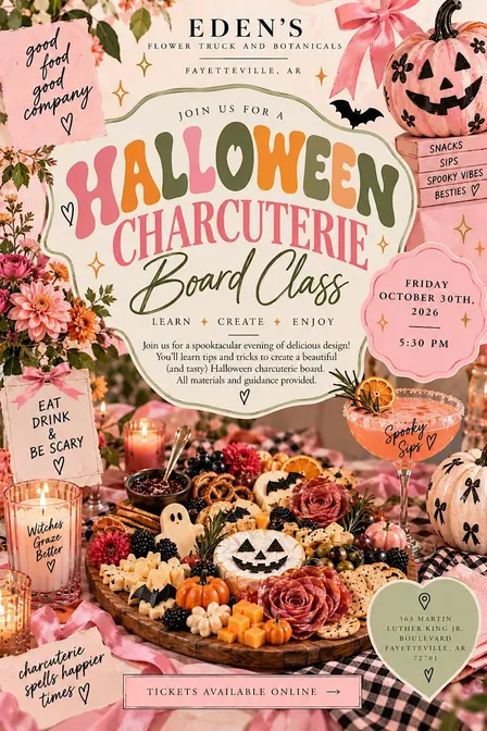 Halloween Inspired Charcuterie Board Workshop