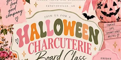 Halloween Inspired Charcuterie Board Workshop