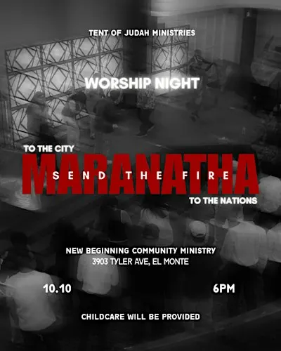 MARANARTHA WORSHIP NIGHT!!!!!!!
