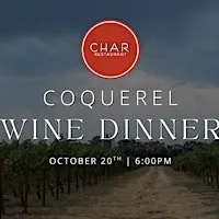 Coquerel Wine Dinner at Char Jackson