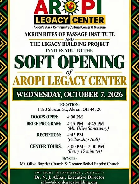 AROPI Legacy Center Soft Opening