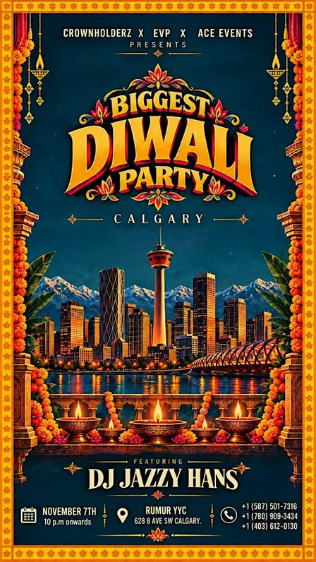 CALGARY'S BIGGEST DIWALI DHAMAKA PARTY