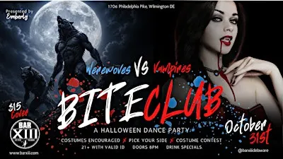 BITE CLUB Werewolves vs. Vampires Halloween Party