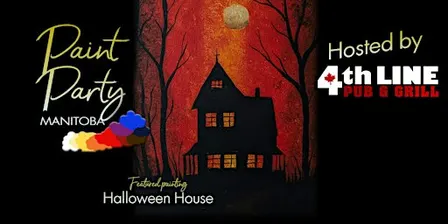 Hallowe'en  Paint Night at The 4th Line Pub & Grill