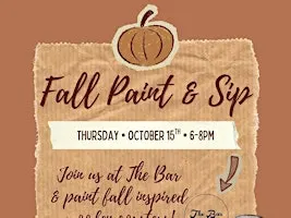 Fall Paint & Sip at The Bar - Pittsford