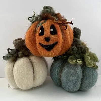 Beginner Needle Felted Pumpkins at Bellefonte Arts