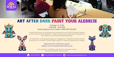 Art After Dark: Paint Your Alebrije