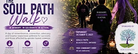 The Soul Path Walk - Every step counts toward ending gender-based violence.