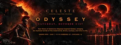 CELESTE HALLOWEEN PARTY: THE ODYSSEY (Saturday)
