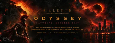 CELESTE HALLOWEEN PARTY: THE ODYSSEY (Saturday)