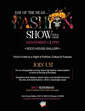 Day of the Dead fashion show