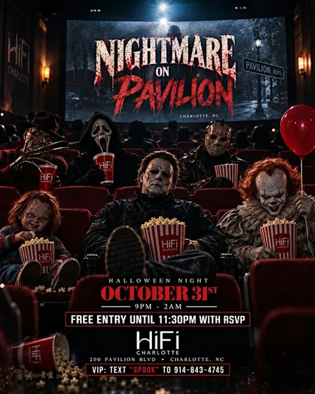 NIGHTMARE ON PAVILION ! $250 BOTTLES $8 COCKTAILS