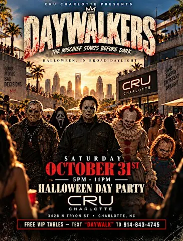 DAYWALKERS: Halloween Day Party The Mischief Starts Before Dark