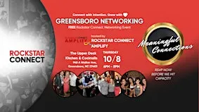 Free Greensboro Rockstar Connect Networking Event (October, NC)