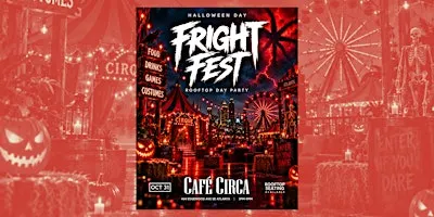 FRIGHT FEST HALLOWEEN ROOFTOP DAY PARTY| HALLOWEEN WKND