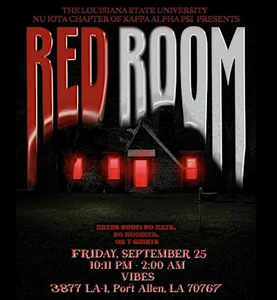 LSU Nu Iota Chapter of Kappa Alpha Psi presents RED ROOM