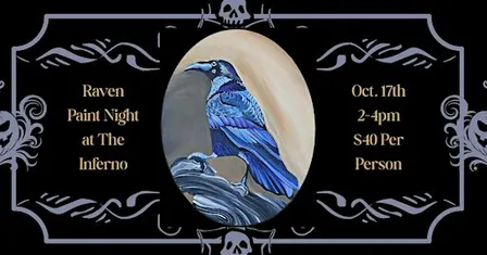 Raven Paint Night at The Inferno Restaurant