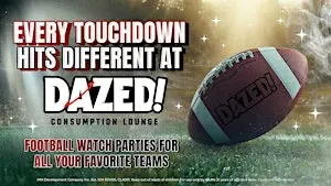 Raiders vs Saints Watch Party at Dazed! Lounge