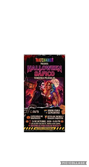 HALLOWEEN SAFICO MATCH4HER TEMATICA MOVIES 9PM-2AM