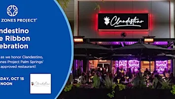 Blue Zones Project Palm Springs Blue Ribbon Celebration for Clandestino
