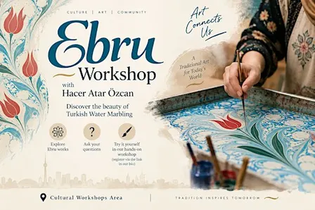 Ebru Art Workshop at Anatolia Fest # 2