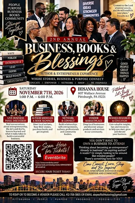 Business, Books, and Blessings