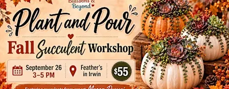 Plant & Pour: Succulent Workshop