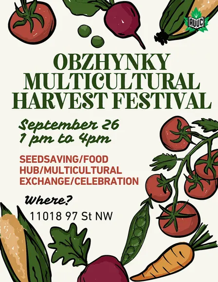 Obzhynky Multicultural Harvest Festival Kohkum Baba Garden