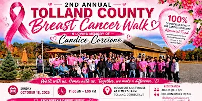 2nd Annual Tolland County Breast Cancer Walk